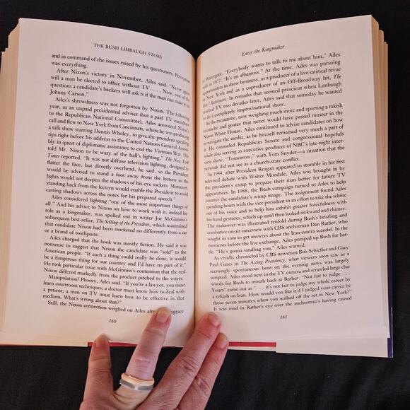 The Rush Limbaugh Story by Paul D. Colford Talent on Loan From God Hard Cover - Picture 6 of 11